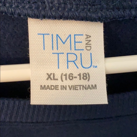 NAVY BLUE SWEATSHIRT - Picture 2 of 2